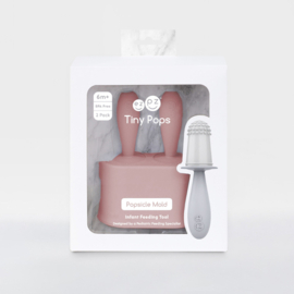 EZPZ Tiny Pops ijslollyvorm voor baby's | blush