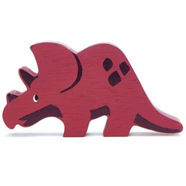 Houten dino Triceratops