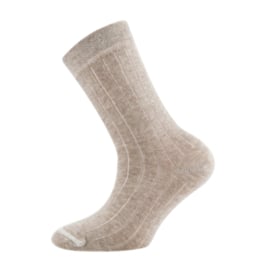 Ewers ribsokken gemêleerd dark beige | maat 19 - 34
