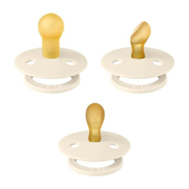 BIBS spenen try-it pack in ivory | 3-pack | 0-6 maanden