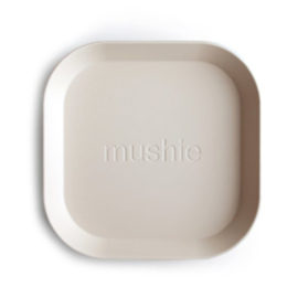 Mushie bord vierkant Ivory | set 2