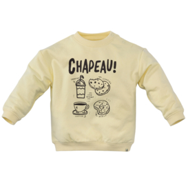 Z8 baby sweater Guus silly citron | maat 50 t/m 74