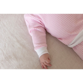 Feetje wafel pyjama roze | maat 56 - 122