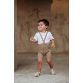 Silly Silas maillot met bretels shorty peanut blend | diverse maten