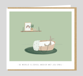 Studio Mie dubbele kaart 'De wereld is zoveel mooier'