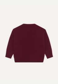 The Campamento | Bloemen Burgundy Trui