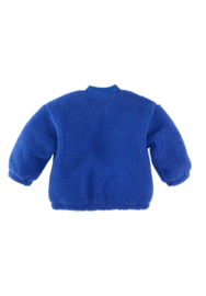 Z8 mini | Mink Teddy Bomber Jacket Electric Blue