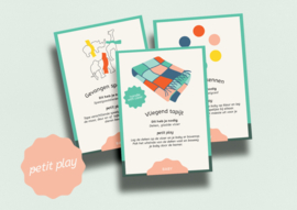 Petit Play Baby kaartenset | 30 speelmomenten met je baby voor thuis