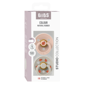 BIBS Studio Color spenen Ladybug Blush Mix | 2-pack
