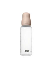 BIBS glazen fles met siliconen speen blush | 270 ml