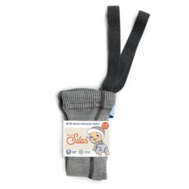 Silly Silas maillot met bretels wooly footless granite grey | diverse maten