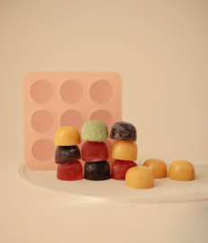 Mushie diepvries tray voor babyhapjes blush