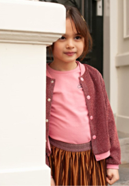Jubel bombervestje roze | Glitter