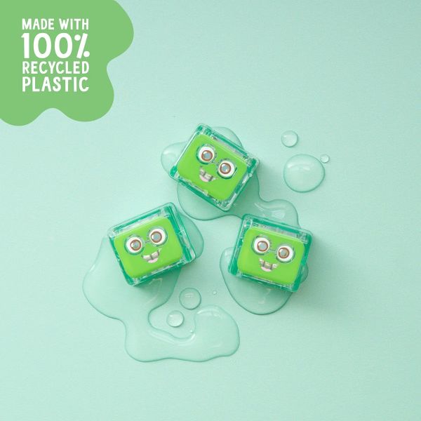 Glo Pals lichtgevende badblokjes groen Pippa | 4-pack