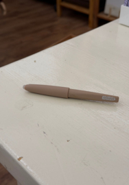 Uitwisbare pen met dop | Beige