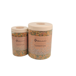 Grennn speelrijst pastel | diverse maten