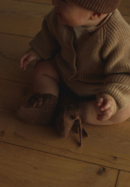 Hvid Booties Mocha