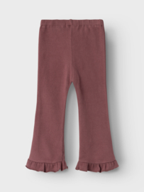 Lil' Atelier flaired legging rose brown | maat 92 - 128
