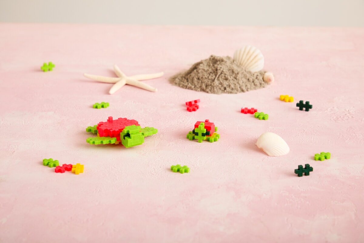 Plus-Plus koker 'Zeeschildpad' | 100 stuks