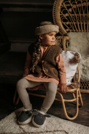 Alwero bodywarmer Alpen junior bark | maat 80 - 122