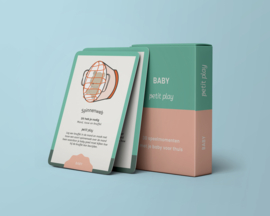 Petit Play Baby kaartenset | 30 speelmomenten met je baby voor thuis