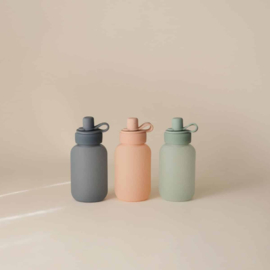 Mushie puree pouch blush roze