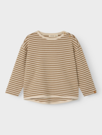 Lil' Atelier shirt streep birch | maat 92 - 128