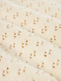 Lil' Atelier Home pointelle gebreide deken turtledove