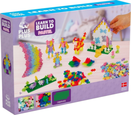 Plus-Plus Learn to Build 'Pastel' | 600 stuks