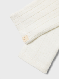 Lil' Atelier ajour legging coconut milk | maat 56 - 86