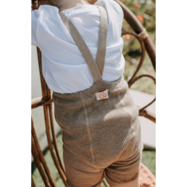 Silly Silas maillot met bretels shorty peanut blend | diverse maten