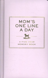 Invulboek 'Mom's one line a day'