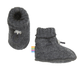 Joha wolfleece slofjes antraciet | maat 56 t/m 74