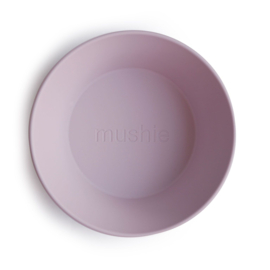 Mushie bowl rond Soft lilac | set van 2