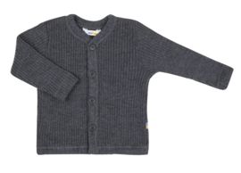Joha rib vest wol antraciet | maat 56 t/m 80