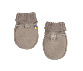 Joha wolfleece wantjes sesame melange | maat 56 t/m 80
