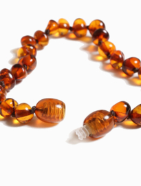 Armbandje barnsteen cognac | baby of kind