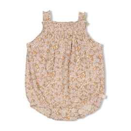 Feetje playsuit Flower Field | maat 56 - 74