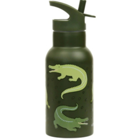 A little lovely company RVS-drinkfles krokodillen | 350 ml