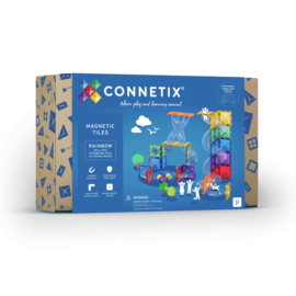 Connetix regenboog knikkerbaan uitbreiding | 66-delig