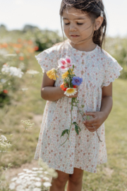 Little Dutch jurkje korte mouw bloemetjes | maat 74 - 104
