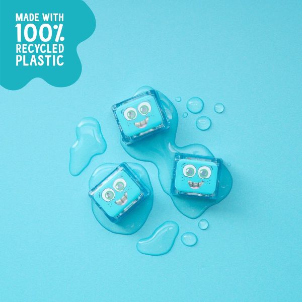 Glo Pals lichtgevende badblokjes blauw Blair | 4-pack