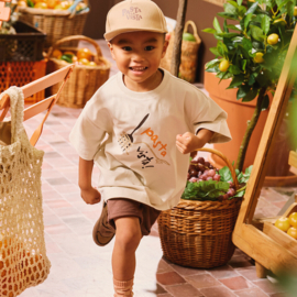 Z8 mini korte broek Gianney crazy coconut | maat 80 - 116