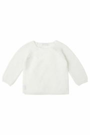 Noppies gebreide overslag top Pino wit | maat 50 - 62