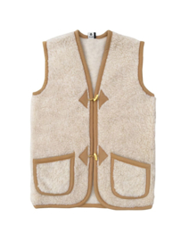 Alwero bodywarmer Alpen volwassenen beige | maat XS-XL