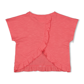 Jubel t-shirt koraalroze Picknick Perfect | maat 92 - 128