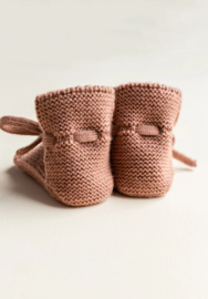 Hvid Booties Terracotta