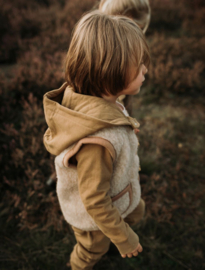 Alwero bodywarmer Alpen junior beige | maat 80 - 122