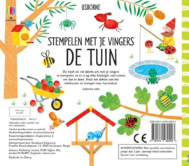 Stempelen met je vingers knutselboek de tuin