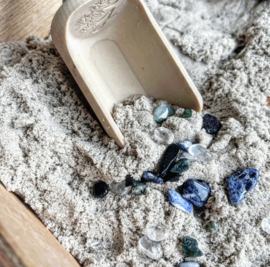 Edelsteentjesmix blauw | voor sensorisch spel